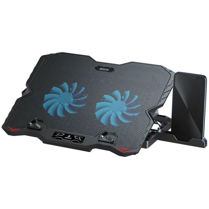 GameBooster GB-NS50 Breeze 17 Fan Kontrollü, 2xUSB2.0 Portlu, Notebook Soğutucu