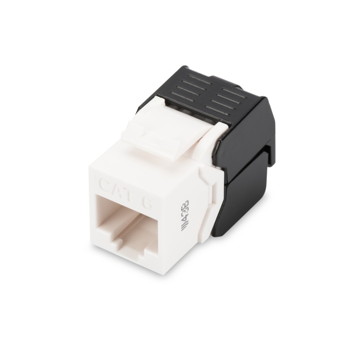 DIGITUS DN-93603 CAT6 CLASS E KEYSTONE JACK, ZIRHSIZ, ALETSİZ SONLANDIRILABİLİR