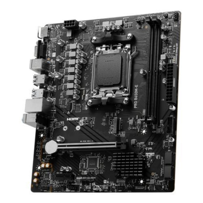 MSI PRO B650M-E DRR5 6800MHZ(OC) AM5 HDMI VGA mATX
