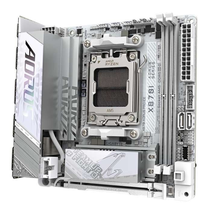 GIGABYTE ANAKART AM5 MINI-ITX X870I AORUS PRO ICE