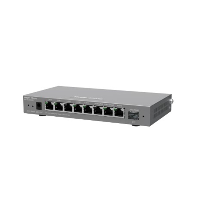 Ruijie-Reyee RG-EG209GS 8 Port 10-100-1000Mbps+1Port SFP 200 Kullanıcı Yönetilebilir Router