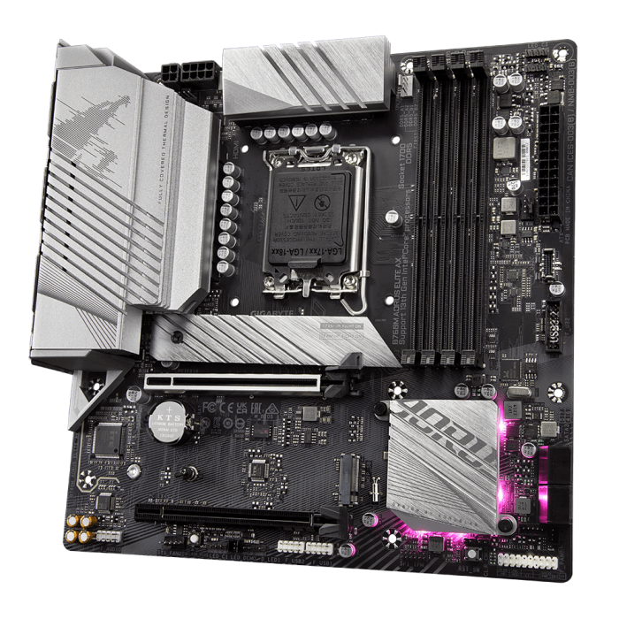 GIGABYTE B760M AORUS ELITE AX 5333MHz(OC) DDR5 M.2 mATX 1700p