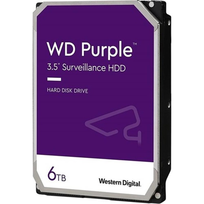 Wd 6TB Purple 3.5 256MB Sata 6GB-s 7-24WD64PURZ Güvenlik Disk