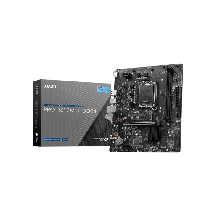 MSI PRO H610M-S DDR4 3200MHZ mATX 1700p