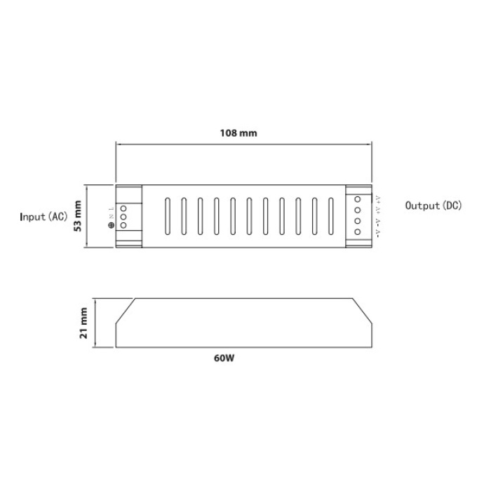 5A ULTRA SLİM LED TRAFO İNOLED