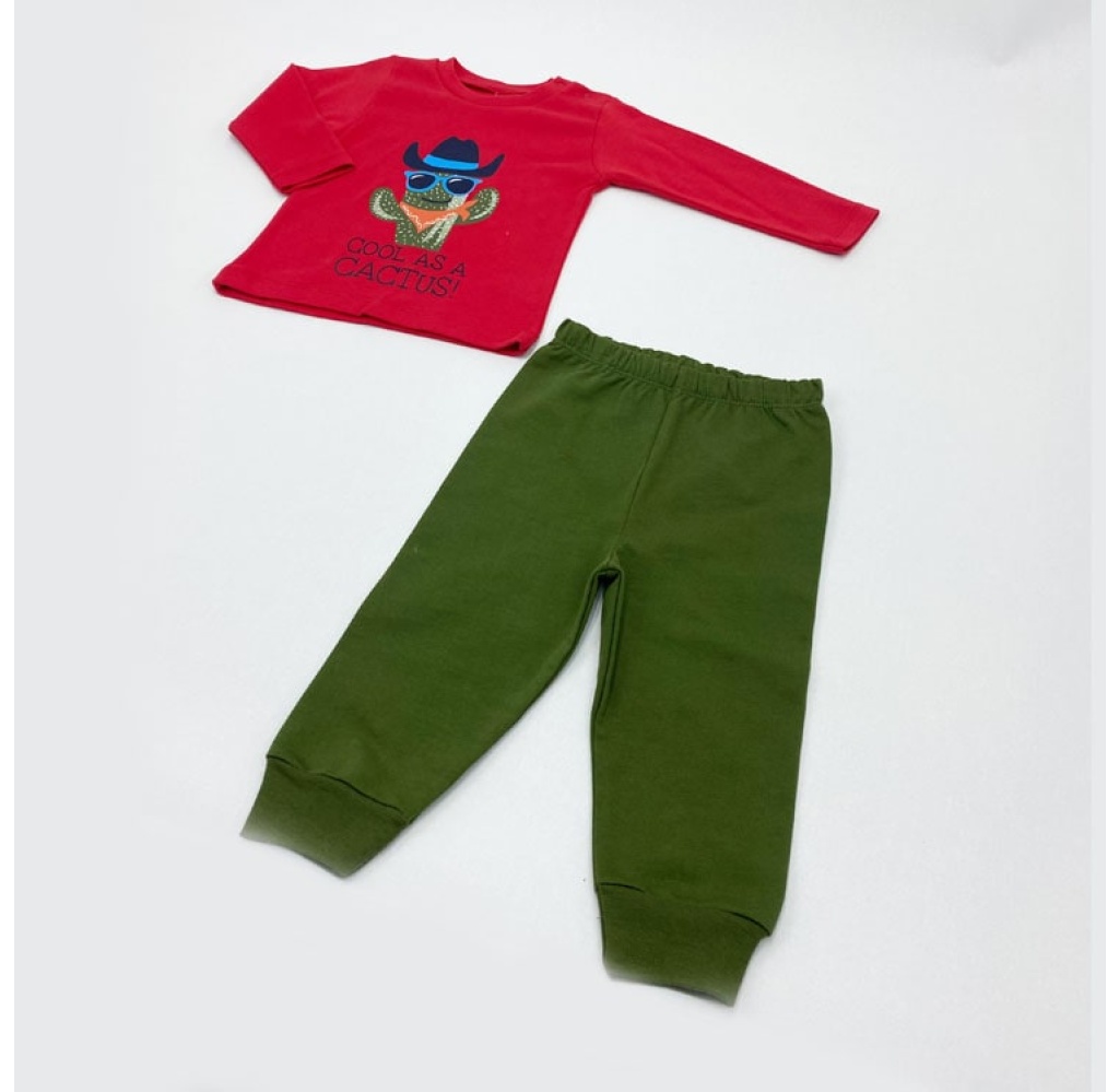 LUGGİ KIDS İKİ İPLİK TAKIM NAKIŞLI