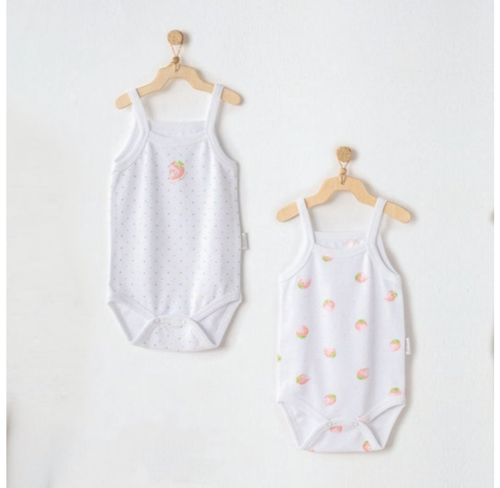 KARPUZ&ÇİLEK 2 Lİ BEBEK BODY