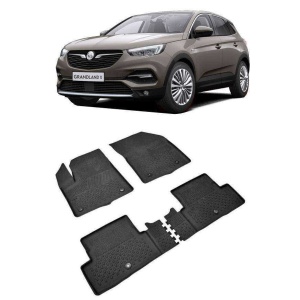 Sahler Opel Grandland X 2017-2022  4.5D Havuzlu Paspas Siyah