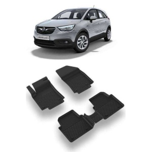 Sahler Opel Crossland X 2017+  4.5D Havuzlu Paspas Siyah