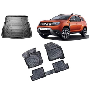 Dacia Duster 4x4 2018 + Rizline 3D Paspas ve Bagaj Havuzu