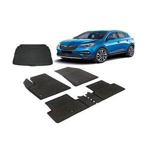 Opel Grandland  2017 + Sahler 4.5D Havuzlu Paspas Rizline 3D Bagaj Havuzu