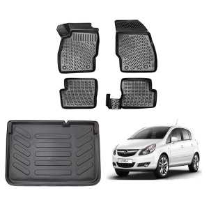 Opel Corsa D 2006-2014 Rizline 3D Paspas ve Bagaj Havuzu