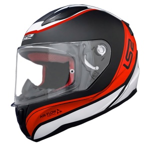 LS2 RAPID DEEPER MAT KIRMIZI-SİYAH KASK S