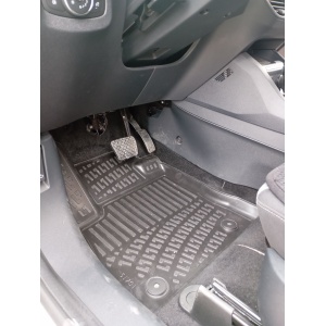 Rizline Ford Courier 2024+ 3D Havuzlu Paspas Siyah