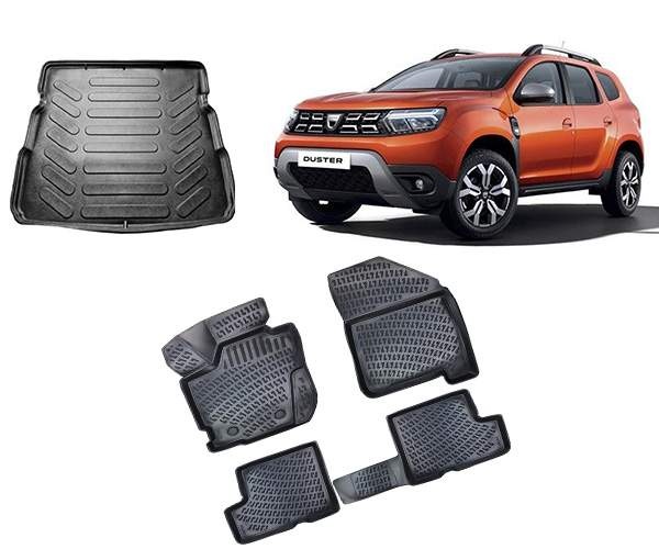 Dacia Duster 4x4 2018 + Rizline 3D Paspas ve Bagaj Havuzu