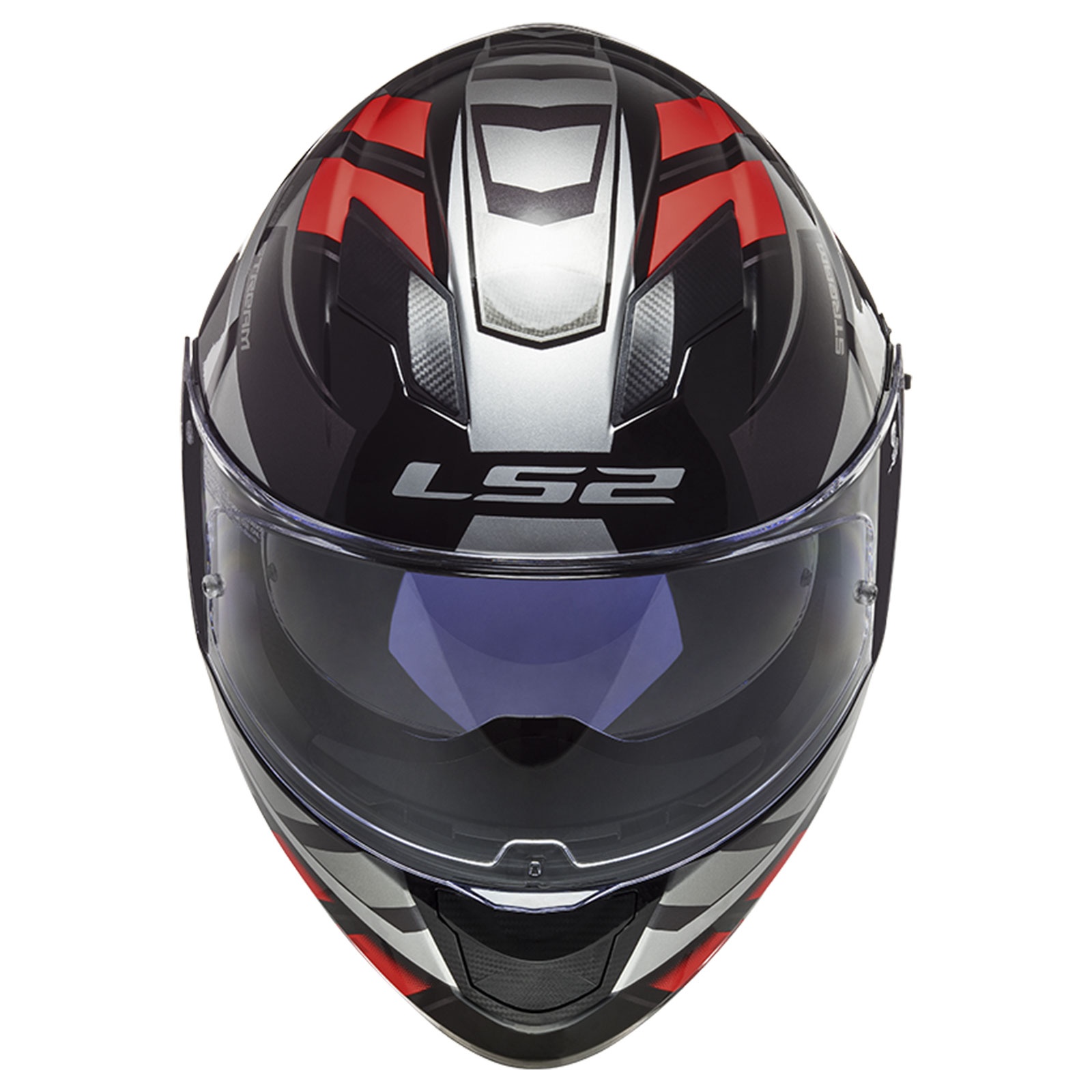 LS2 STREAM EVO LOOP SİYAH-KIRMIZI KASK L