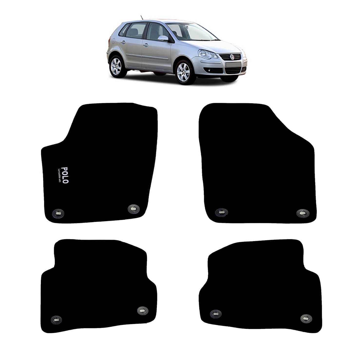 Rizline Volkswagen Polo 9N 2002-2008 Halı Paspas
