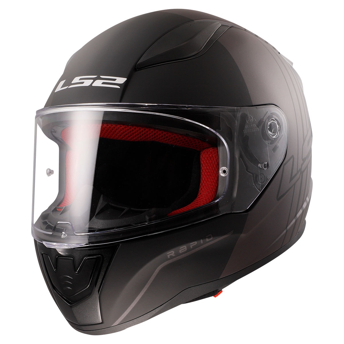LS2 RAPID MULTIPLY MAT SİYAH-GRİ KASK XXL