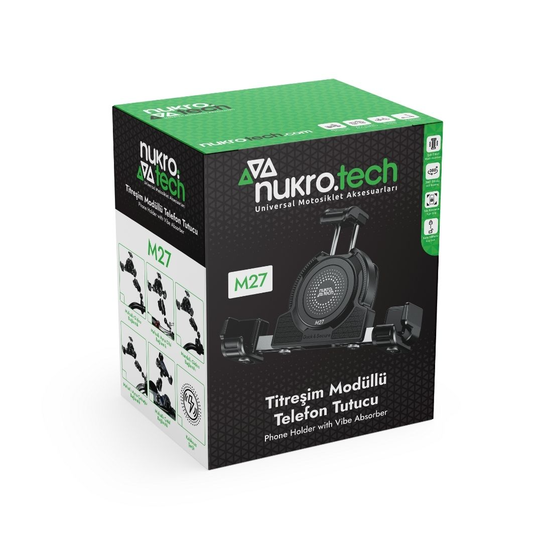 Nukrotech M27 Gidon Bağlantılı Titreşim Modüllü Telefon