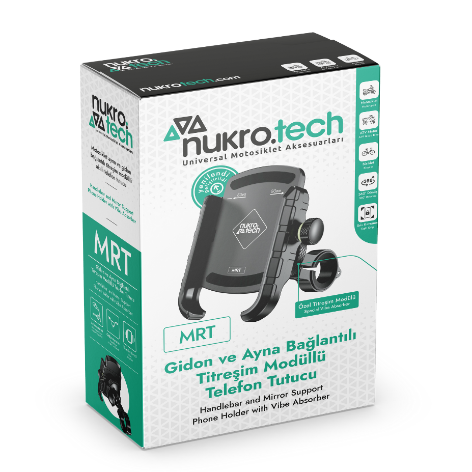 Nukrotech MRT Titreşim Modüllü Telefon Tutucu
