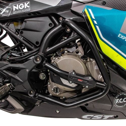 GP Kompozit CF Moto 250 SR 2020-2025 Uyumlu Motor Koruma Demiri Siyah