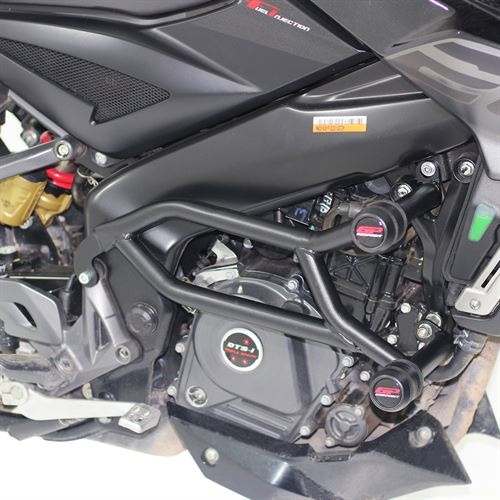 GP Kompozit Bajaj Pulsar NS 200 2011-2021 Uyumlu Motor Koruma Demiri Siyah