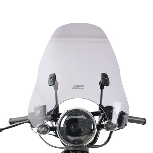 GP Kompozit Scooter Universal Ayarlanabilir Ön Cam 40 cm Füme