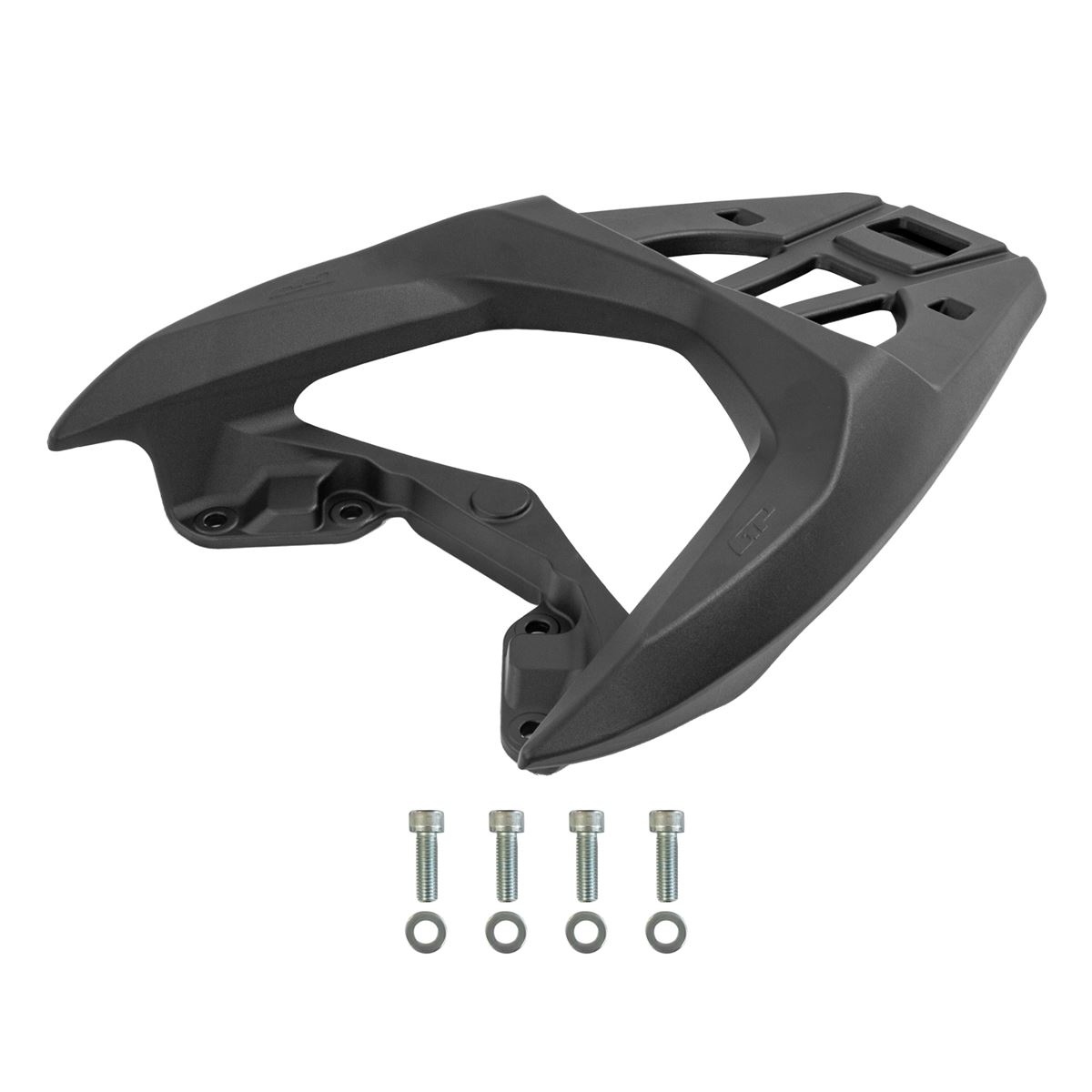 GP Kompozit Yamaha NMAX 125 / 155 2021-2024 Uyumlu Arka Çanta Demiri Siyah