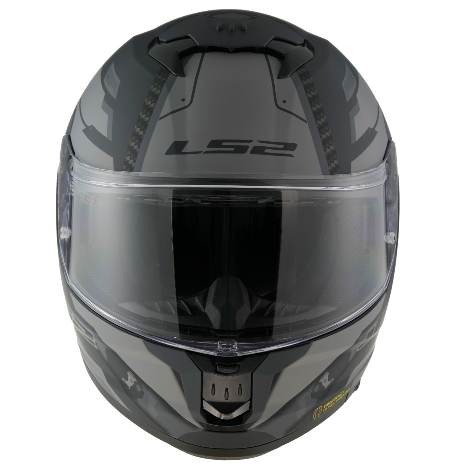 LS2 STREAM 2 SHADOW MAT TITANIUM-GRİ KASK L