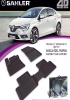 Sahler Renault Megane 4  2016 ve Sonrası 4.5D Havuzlu Paspas Siyah