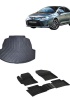 Toyota Corolla Sedan 2019 ve  Sonrası Sahler 4.5D Paspas Rizline 3D Bagaj Havuzu Set