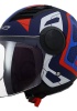 LS2 AIRFLOW ANDROID MAT MAVİ-KIRMIZI KASK XXL