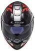 LS2 STREAM EVO LOOP SİYAH-KIRMIZI KASK L