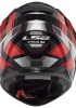 LS2 STREAM EVO LOOP SİYAH-KIRMIZI KASK L