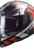 LS2 STREAM EVO LOOP SİYAH-KIRMIZI KASK L