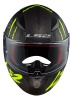 LS2 RAPID RAVEN MAT SİYAH-GRİ-NEON SARI KASK XL