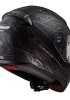 LS2 RAPID CRYPT MAT SİYAH KASK XL