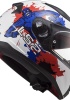 LS2 RAPID MINI MONSTER BEYAZ-MAVİ ÇOCUK KASK L