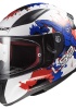 LS2 RAPID MINI MONSTER BEYAZ-MAVİ ÇOCUK KASK L