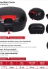 Arwic CV46 Litre Motosiklet Çantası Siyah