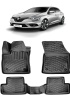 Rizline Renault Megane 4 Sedan 2015+  3D Havuzlu Paspas Siyah