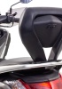GP Kompozit Yamaha NMAX 125 / 155 2015-2024 Uyumlu Spor Sissy Bar Siyah