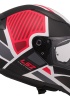 LS2 RAPID 2 GRID MAT BEYAZ-KIRMIZI KASK XL