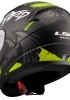 LS2 RAPID 2 RAVEN MAT SİYAH-GRİ-NEON SARI KASK XL