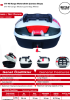 Arwic CV 46 Litre Kargo Motosiklet Çantası Beyaz