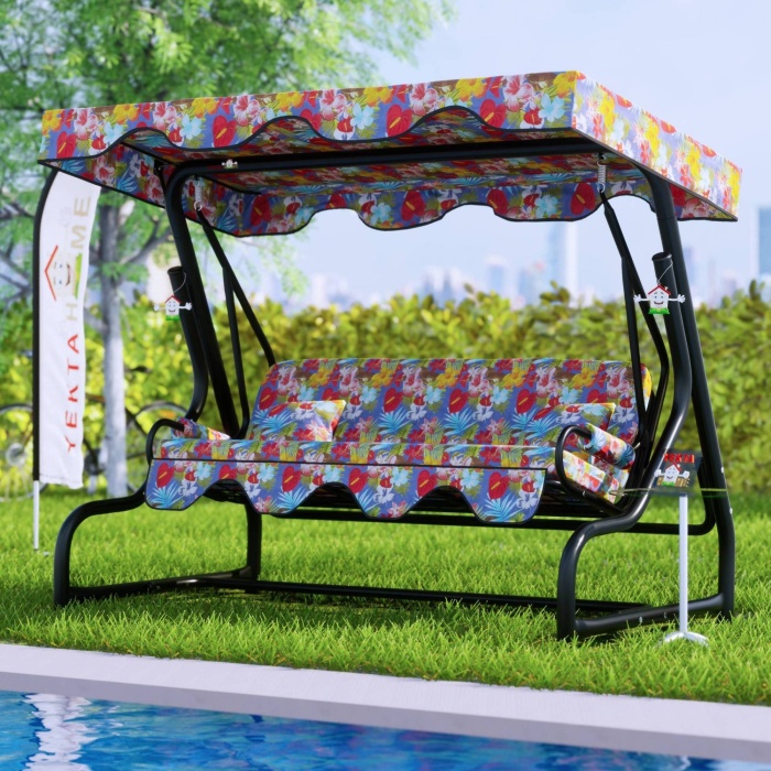 Yekta 3 Kişilik Bahçe Salıncağı Balkon Salıncağı Amazon