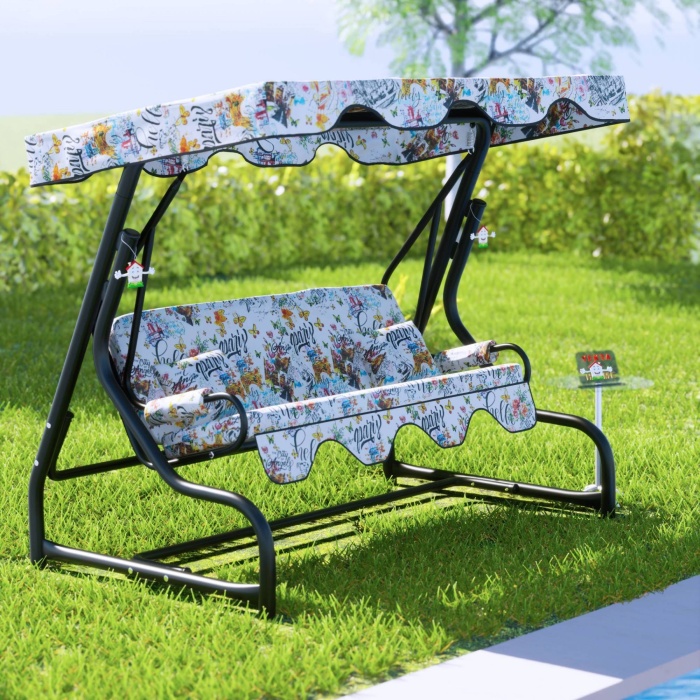 Yekta 3 Kişilik Bahçe Salıncağı Balkon Salıncağı City 3