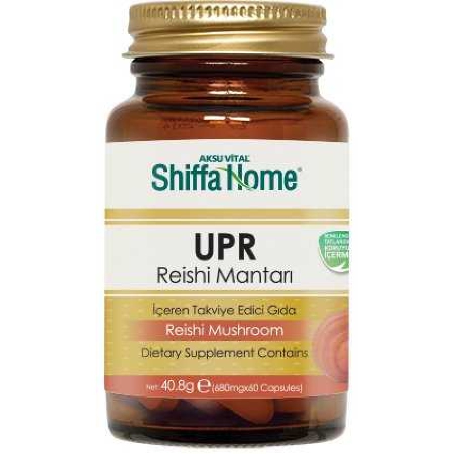 Aksu Vital Shiffa Home UPR Reishi Mantarı (680 mg x 60 Kapsül)