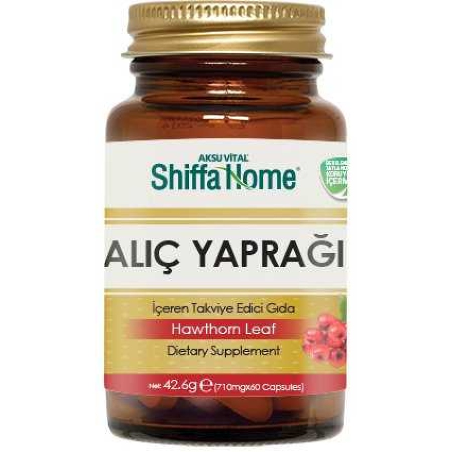 Aksu Vital Shiffa Home Alıç Yaprağı (710 mg x 60 Kapsül)