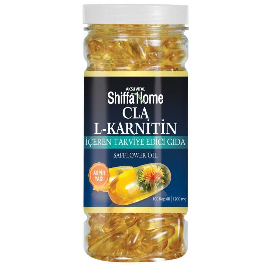 Shiffa Home Aspir yağı CLA LKarnitin (1200 mg x 100 Kapsül)